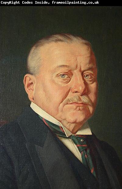 unknow artist Oil painting portrait of Emil Belzer. The picture is being hosted by the Staatsarchiv Sigmaringen.